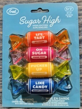 Fred Sugar High Candy Highlighters - Pink, Orange, Yellow, Blue